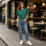 Women's T-Shirt, Inspirational Faith Tee - Image 2